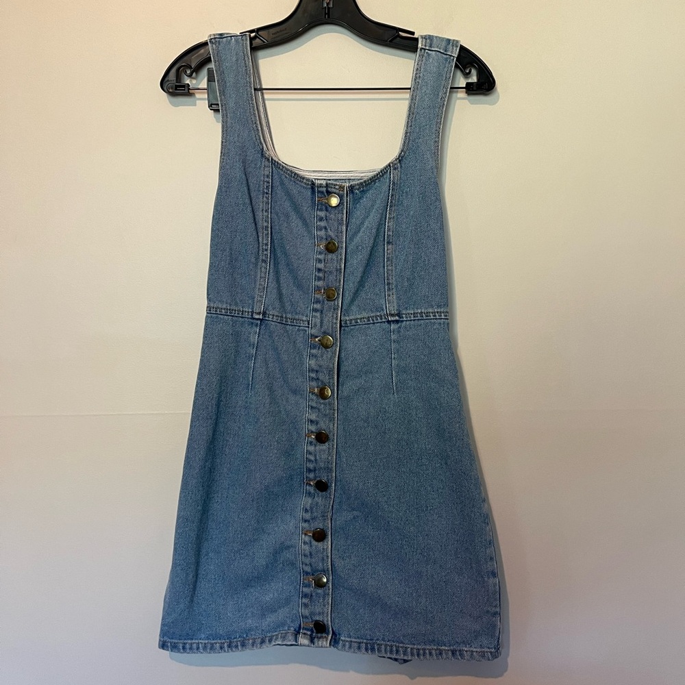 Urban Outfitters Blue Denim Mini Dress